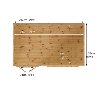 Mercia 10 x 6 Maine Pent Summerhouse