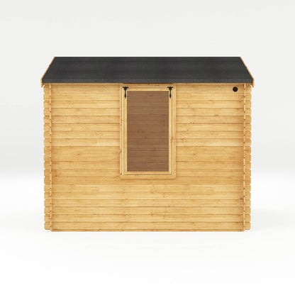 Mercia 3.3m x 3.0m Apex Log Cabin - 19mm Log Cabin