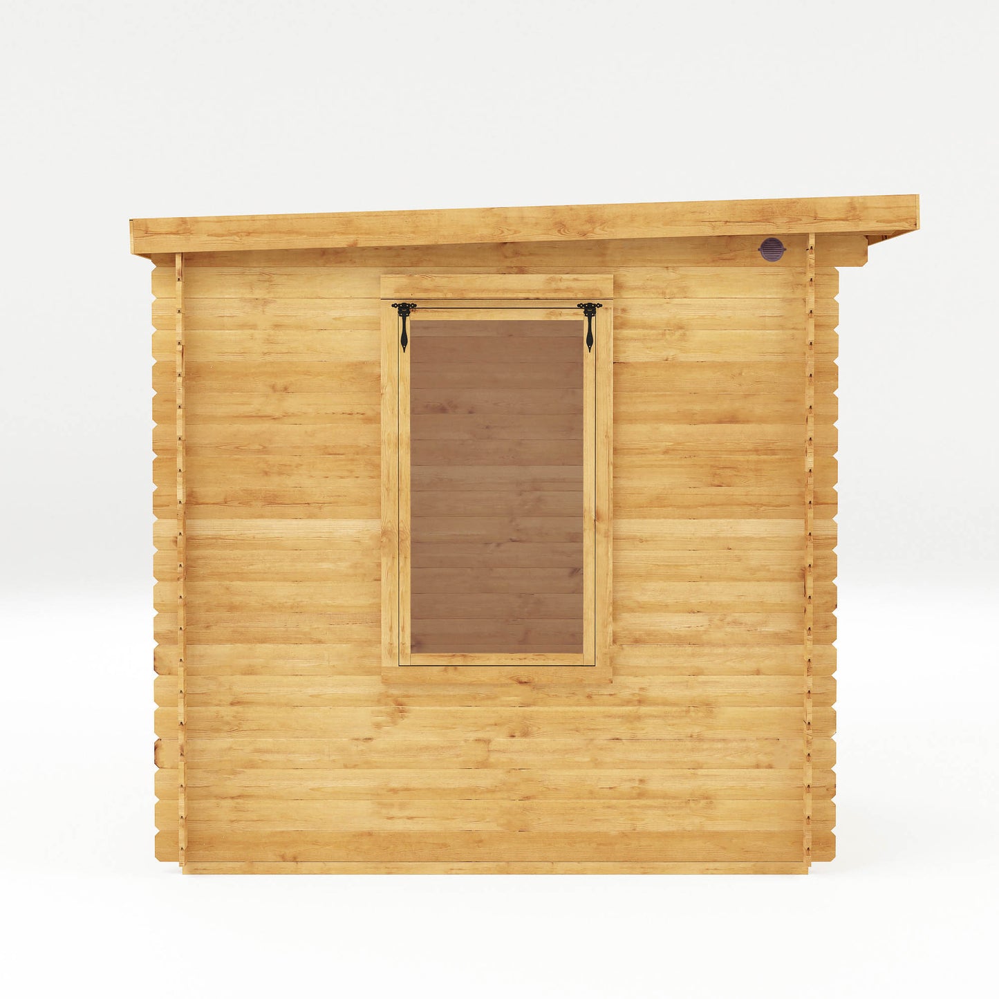 Mercia 2.4m x 2.4m Pent Log Cabin - 19mm Log Cabin