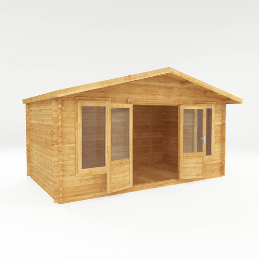 Mercia 5m x 3m Retreat Log Cabin - 28mm Log Cabin