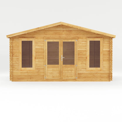 Mercia 5m x 3m Retreat Log Cabin - 34mm Log Cabin