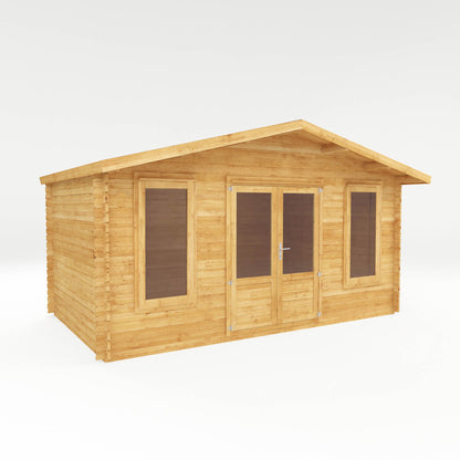 Mercia 5m x 3m Retreat Log Cabin - 34mm Log Cabin