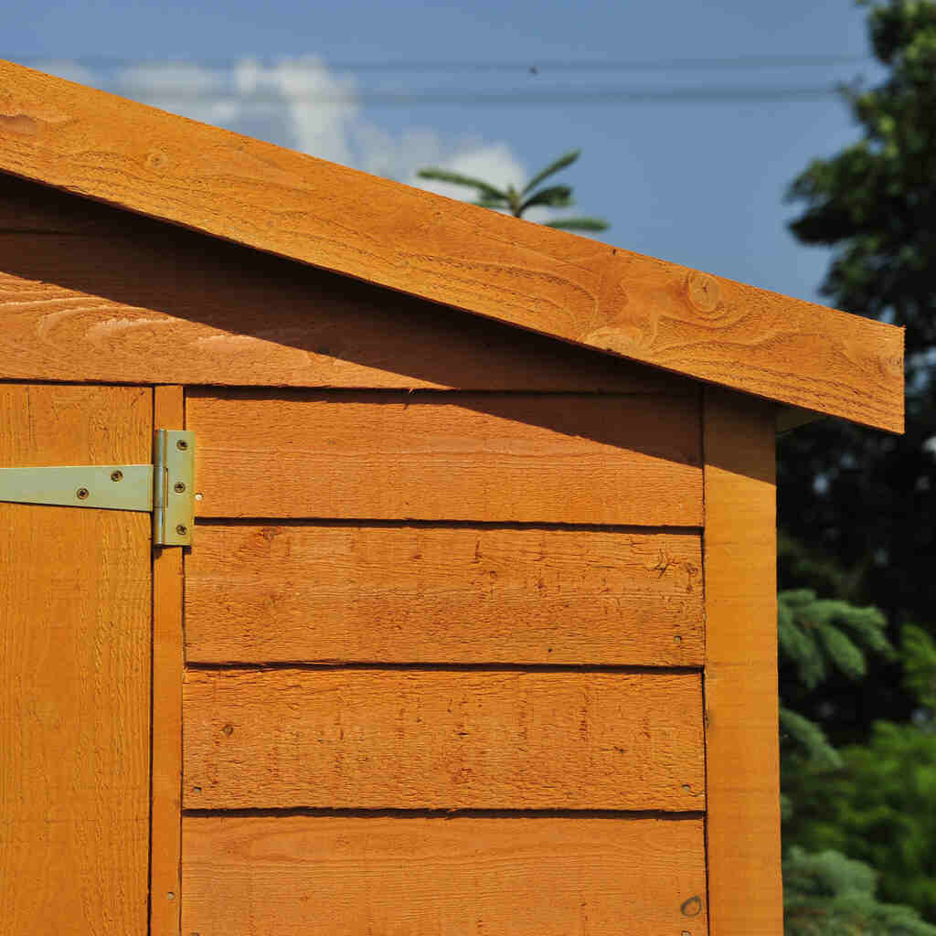 Shire Overlap Double Door 10x6 ft Dip Treated Wooden Garden Shed