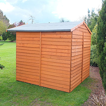 Shire Overlap Double Door 7x 7 ft Dip Treated Wooden Garden Shed