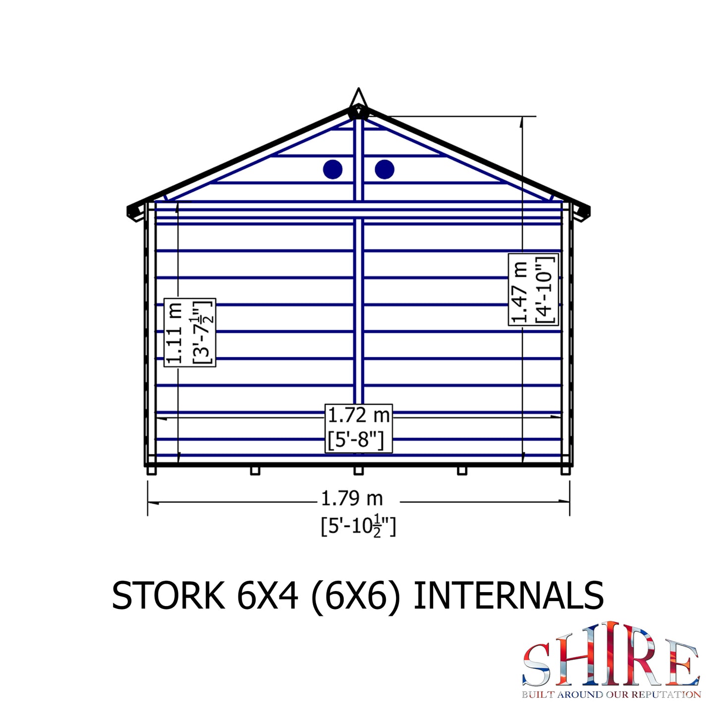 Shire Stork 6' x 4' Little House