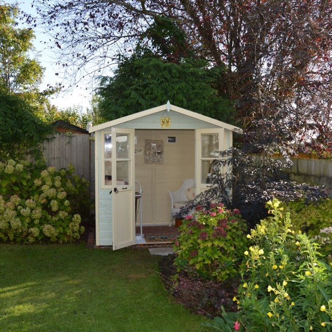 Shire Haddon 7' x 5' Flatpack Double Door Summer House