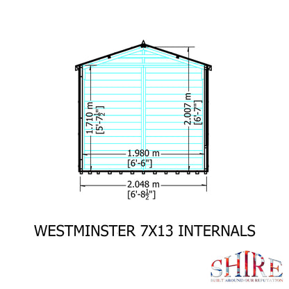 Shire Westminster 13' x 7' Summer House