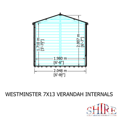 Shire Westminster 13' x 7' Summer House