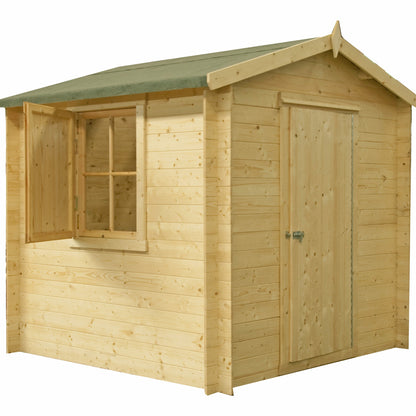 Shire Camelot 7' x 7' ft 19mm Log Cabin